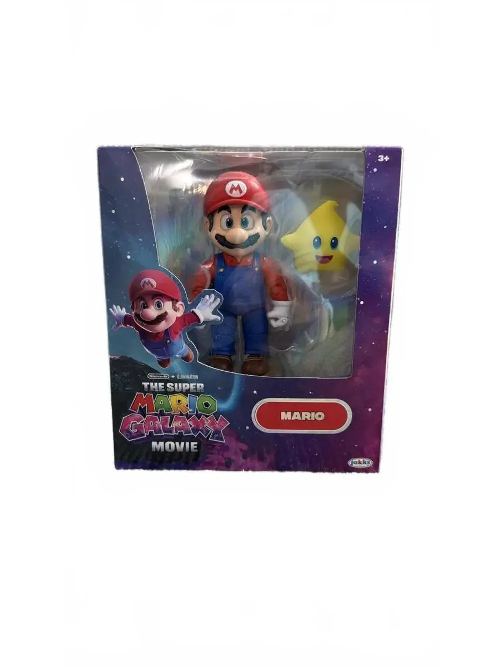 NIB Jakks Super Mario Galaxy 5 Inch Mario Action Figure with Luma Star